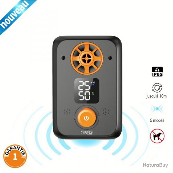 Anti-Aboiement  Ultrasons V2 PRO - 5 Modes