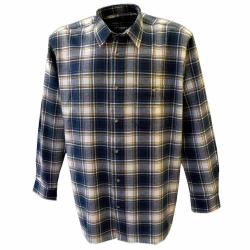Soldes ! Chemise à carreaux bleue