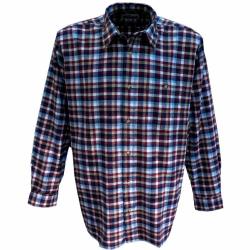 Soldes ! Chemise à carreaux bordeaux su S au 3XL