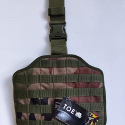 Plateforme de  cuisse camouflage CE 2 sangles