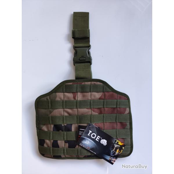 Plateforme de  cuisse camouflage CE 2 sangles