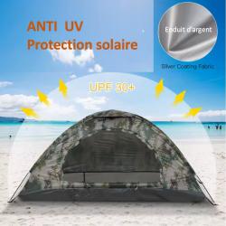 Tente de Camping ultra-légère pour 1/2 personnes, Portable, randonnée, revêtement Anti-UV