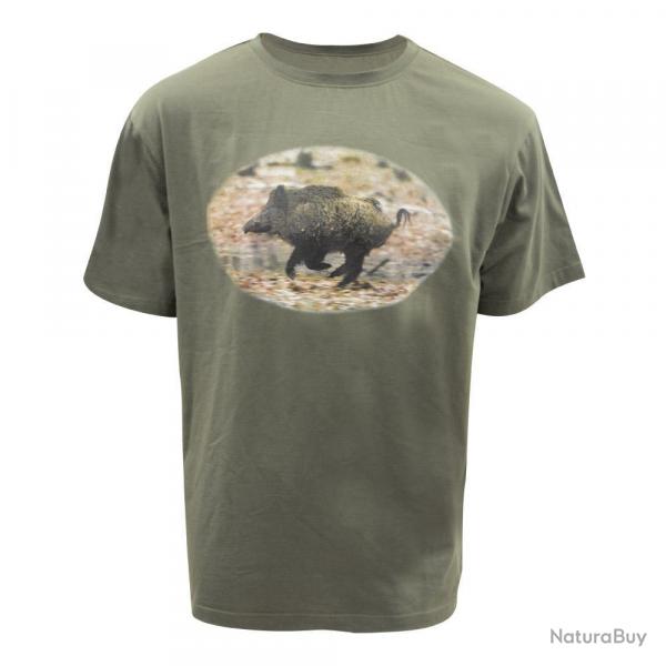 Soldes ! Tee Shirt Srigraphi Sanglier