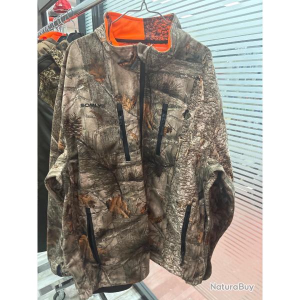!! NEUF !! VESTE SOMLYS POLAIRE REVERSIBLE taille 3xl