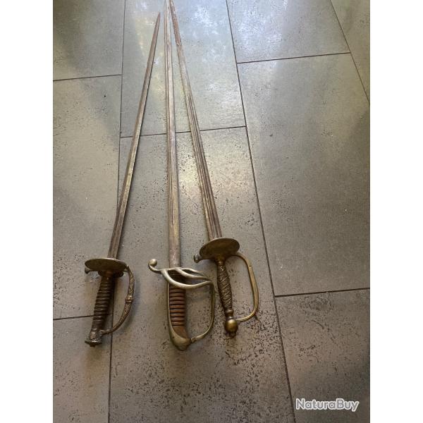 Lot de 3 pes anciennes  identifier