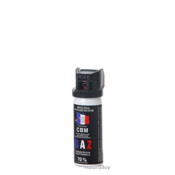 PROMO DFENSE : LOT DE 3 BOMBES GAZ DEFENSE CS CAPOT CLAPET 50ML