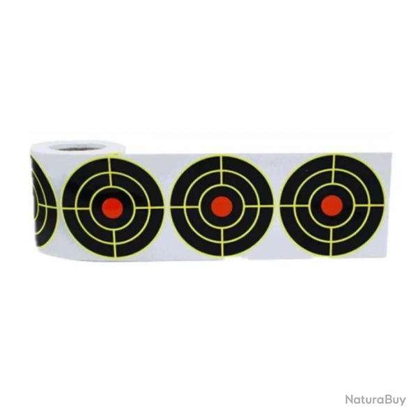 200 cibles ractives autocollante - Cible jaune ou rouge promo spciale t