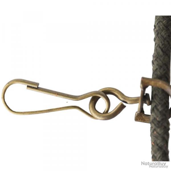 3 lacets  mousqueton avec 6 galets de remplacement