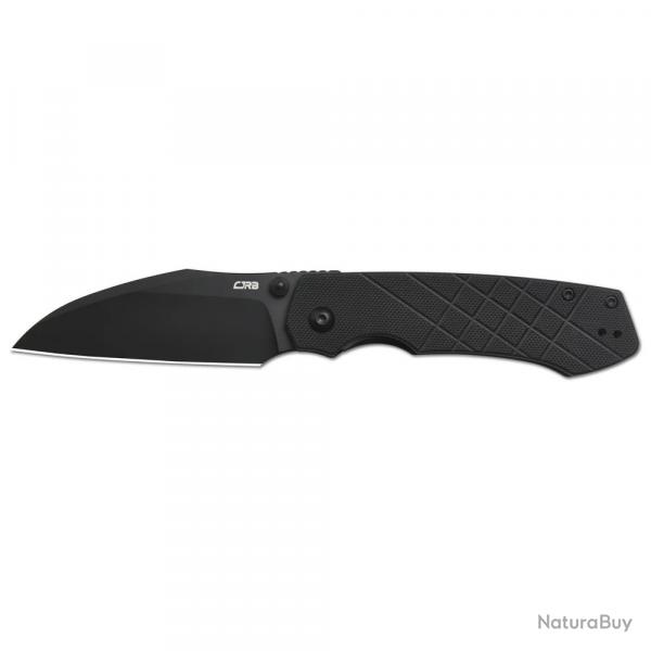 Couteau CJRB Kestrel Black Lame Wharncliffe AR-RPM9 Blk Manche G10 KIVT Liner Lock Clip J1962BBK