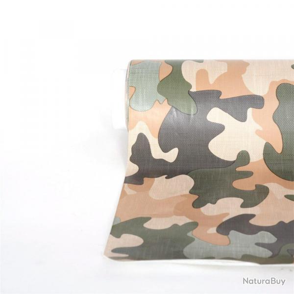 Soldes ! Nappe CAMOUFLAGE (rouleau de 20 M)