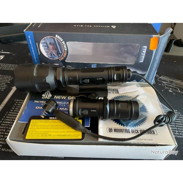 Lampe tactique UTG LT-ELF240 avec bouton dport