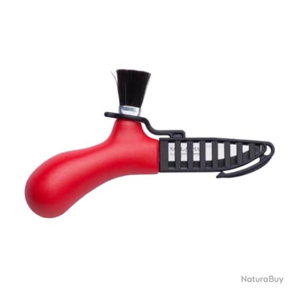 12206 Couteau  champignons Mora Karl-Johan rouge