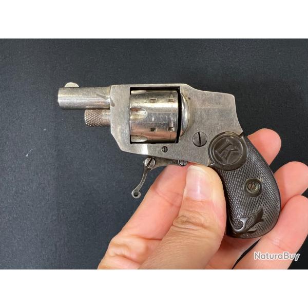 MINI REVOLVER DE POCHE BABY HAMMERLESS KOLB calibre 22 short
