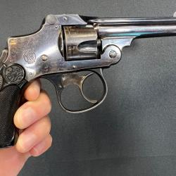 MAGNIFIQUE SMITH & WESSON HAMMERLESS TOP BREAK cal 32sw short