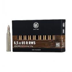 Munitions RWS 6.5x65 R RWS KS 8.2g 127gr x2 boites