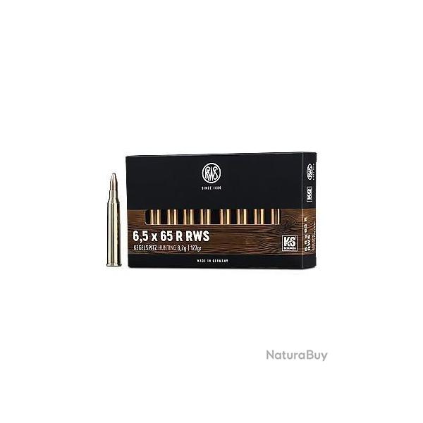 Munitions RWS 6.5x65 R RWS KS 8.2g 127gr x2 boites