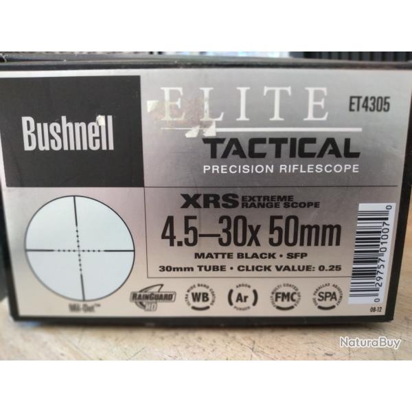Lunette bushnell elite tactical 4.5-30x50