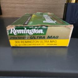 300 remington ultra mag 180gr core lokt ( lot de 11 cartouches)