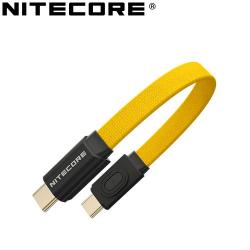 Câble de Charge Rapide Nitecore NLink10 60W/3A - USB-C vers USB-C - Design Magnétique