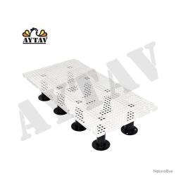 Caillebotis Volaille Blanc 50cm x 1m maille 20 x 20 mm