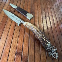 SUPERBE NICKER VINTAGE TRADITIONNEL ALLEMAND OTHELLO ARTISANALE A SOLINGEN REPRESENTANT ST GEORGE