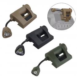 Lampe de casque tactique 3 Modes lampe LED éclairage de nuit