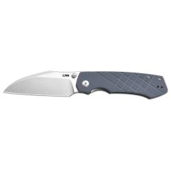 Couteau CJRB Kestrel Blue Lame Wharncliffe AR-RPM9 Manche G10 KIVT Liner Lock Clip J1962BU