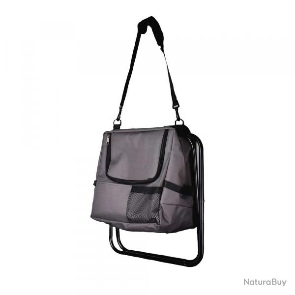 Chaise pliante sac isotherme fermeture zippe 21L assise 29x29cm