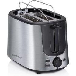 Grille pain 7 niveaux 2 fentes plastique acier inox 1000W 240V