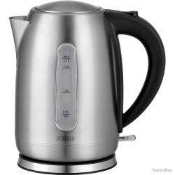 Bouilloire grande capacité anti calcaire prise UE 2000W inox 1,7L