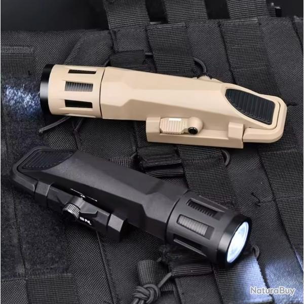 TOP ...;Lampe de casque LED WADSN WML Longue Militaire Tactique
