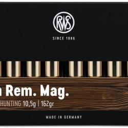 Munitions RWS 7mm Rem. Mag. KS 10.5g 162gr x2 boites
