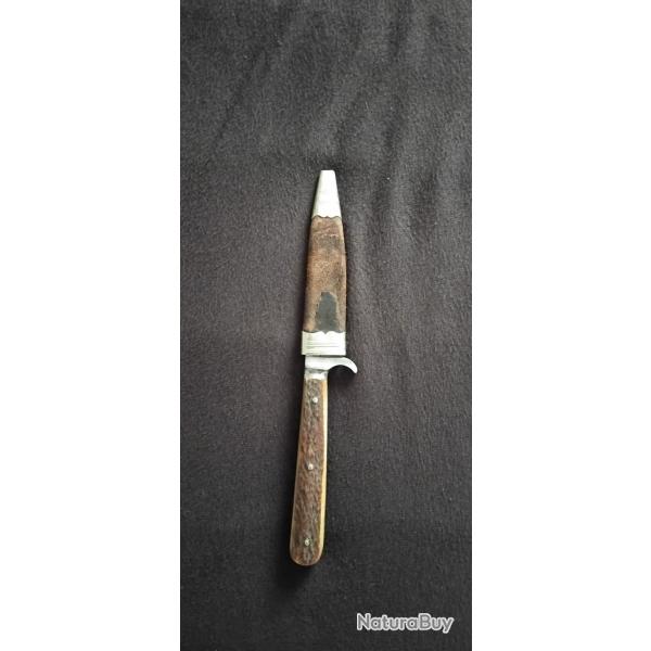 Dague couteau bois de cerf