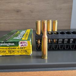 6 mm remington 100gr core lokt (lot de 7 cartouches)