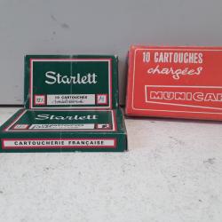 Lot de 3 boites de cartouches de calibre  12mm et 14mm