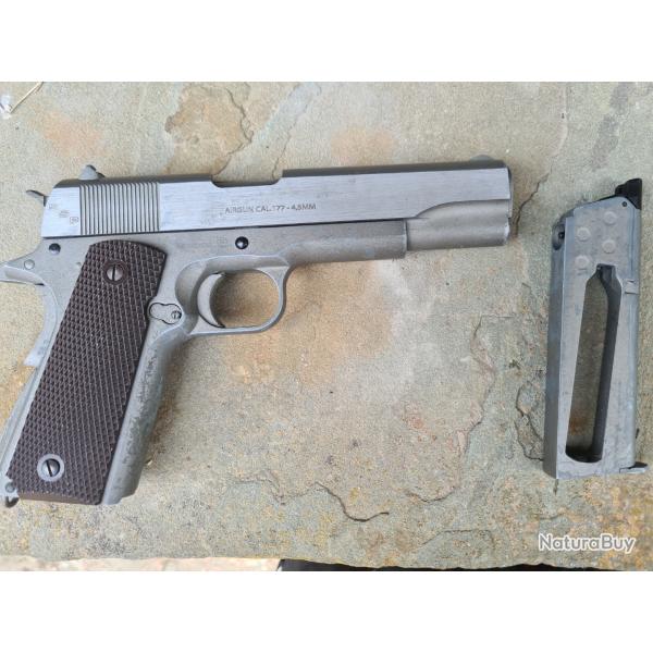 Colt 1911 swiss arms  BB acier 4.5mm