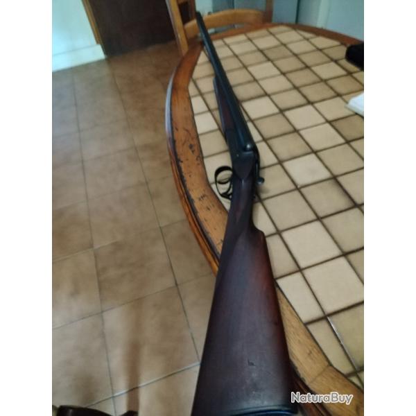 AV fusil juxtapose cal 12Manufacture d armes de TullePour droitier
