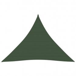 Voile d'ombrage 160 g/m² Vert foncé 5x5x5 m PEHD