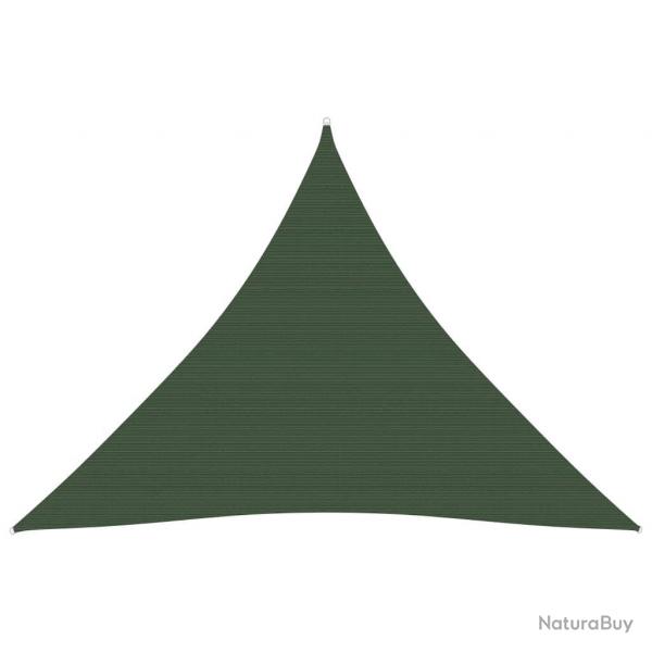 Voile d'ombrage 160 g/m Vert fonc 5x5x5 m PEHD