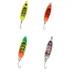 Cuiller ondulante MEPPS Syclops hameçon simple 1 Fluo Chartreuse