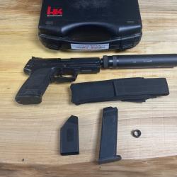 Pistolet HK USP SD et son silencieux