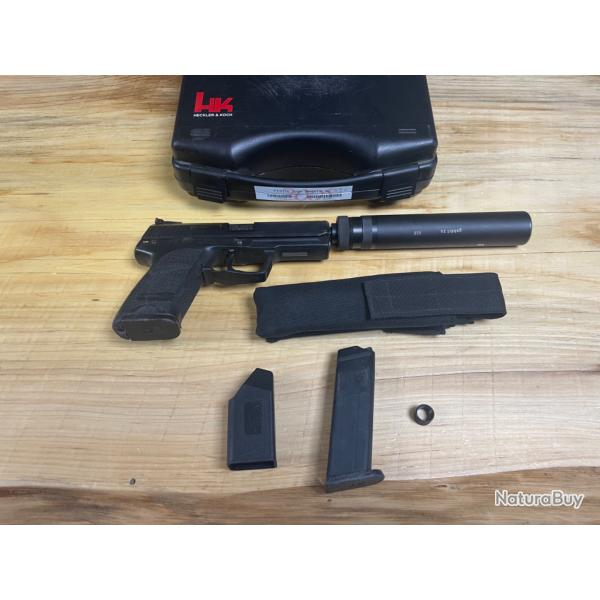 Pistolet HK USP SD et son silencieux