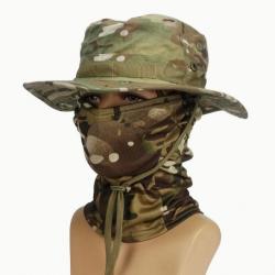 Ensemble Bob + Cagoule Camouflage Militaire