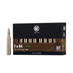 Munitions RWS 7x64 HIT Green 9.1g 140gr x2 boites