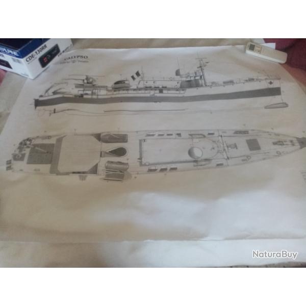 plan de la calypso "2 planches "