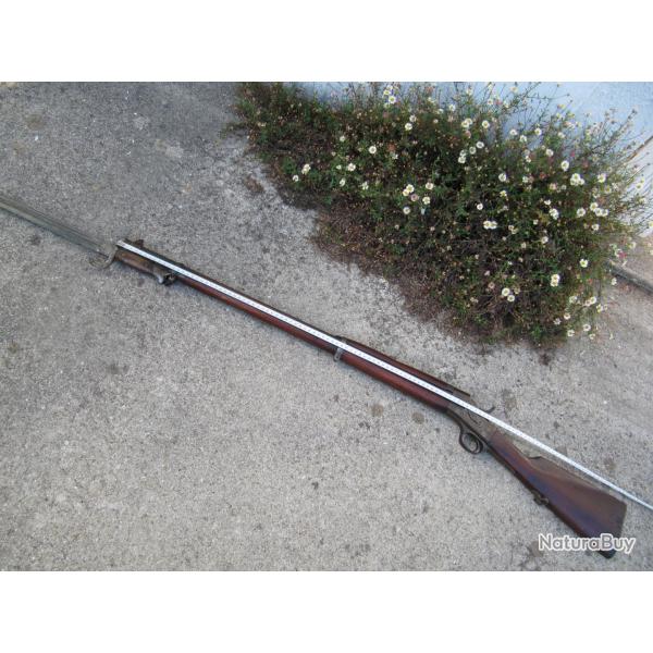 Rolling Block 7X57  arme franaise avec baionnette