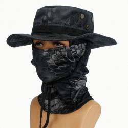 Ensemble Bob + Cagoule Python Noir