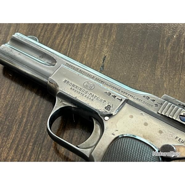 PISTOLET BROWNING 1900 en CAL 7.65