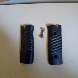Paire de plaquettes bakelite noire pour  98k