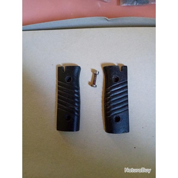 Paire de plaquettes bakelite noire pour  98k